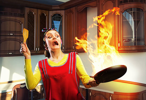 istock Housewife on the kitchen 482565747