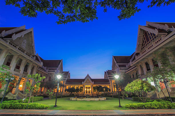 istock The ancient temple at twilight, Dhevalai, Bangkok, Thailand 482567273
