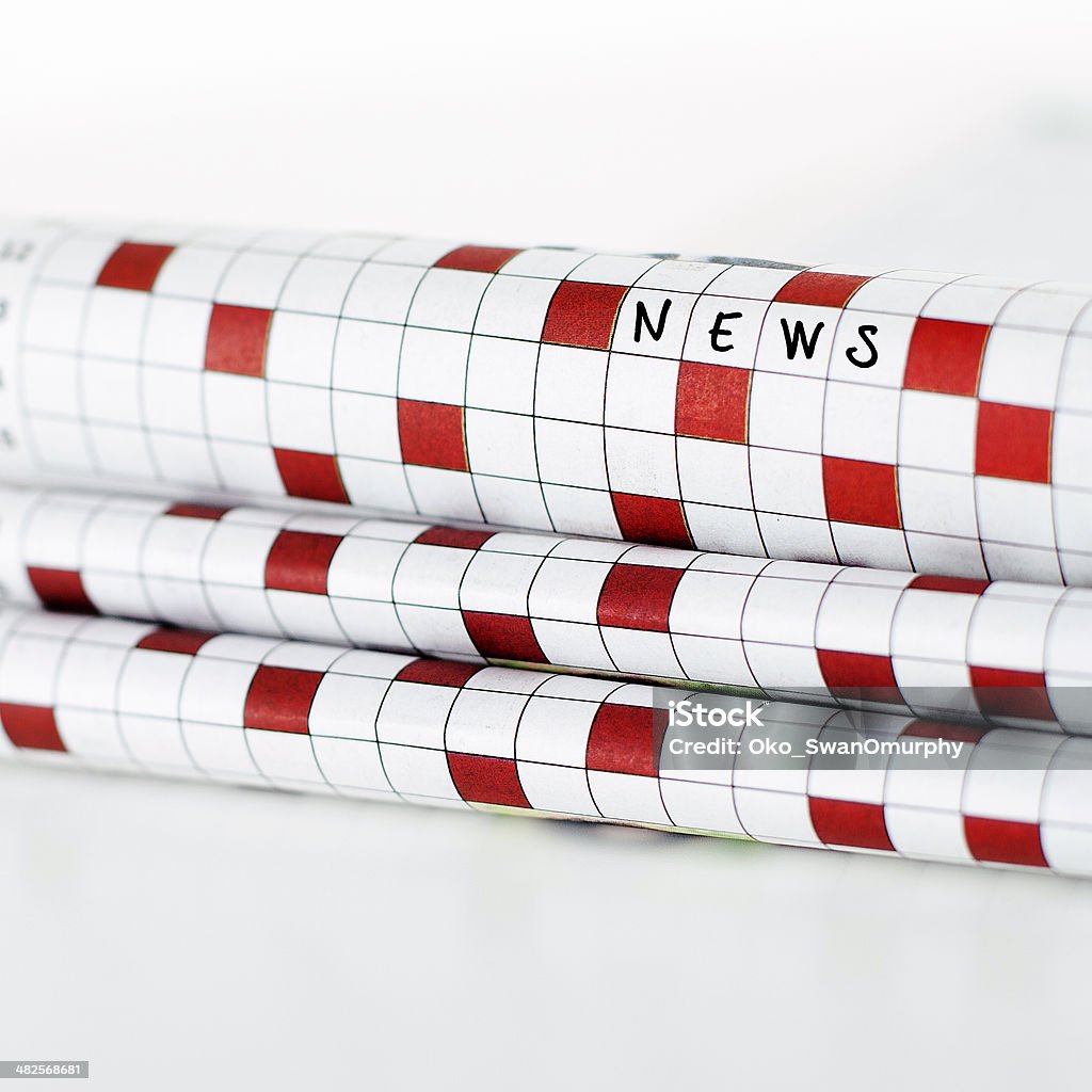 NEWS NEWS Concept: NEWS text on crossword - close-up - square Advice Stock Photo