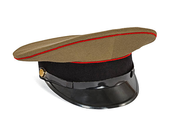 istock Peaked cap the soldier army, isolated on white background 482569597