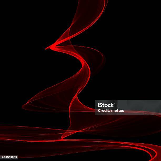 Red Smoke On A Black Background Stock Photo - Download Image Now - Abstract, Backgrounds, Cigar