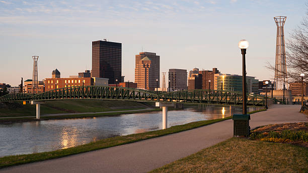 istock Dayton Ohio Downtown City Skyline Great Miami River 482571022
