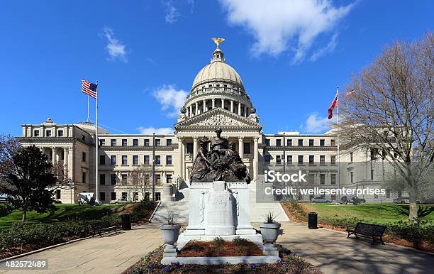 Mississippi State Capitol Building Stock Photo - Download Image Now - Mississippi, Jackson - Mississippi, State Capitol Building