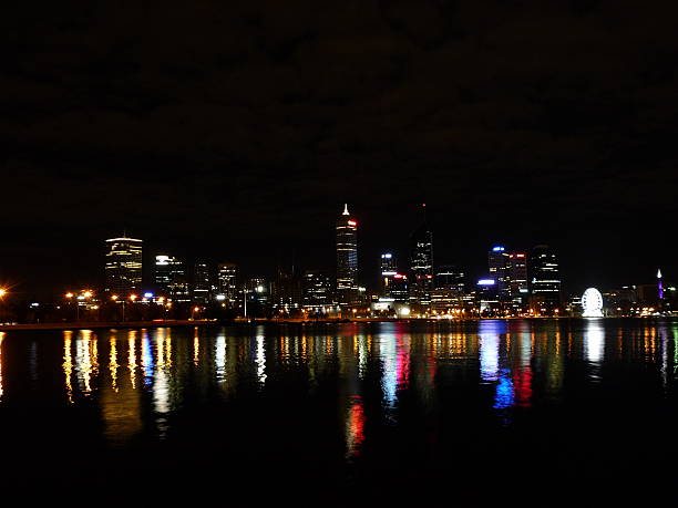 istock Perth Skyline at night in Western Australia 482573946