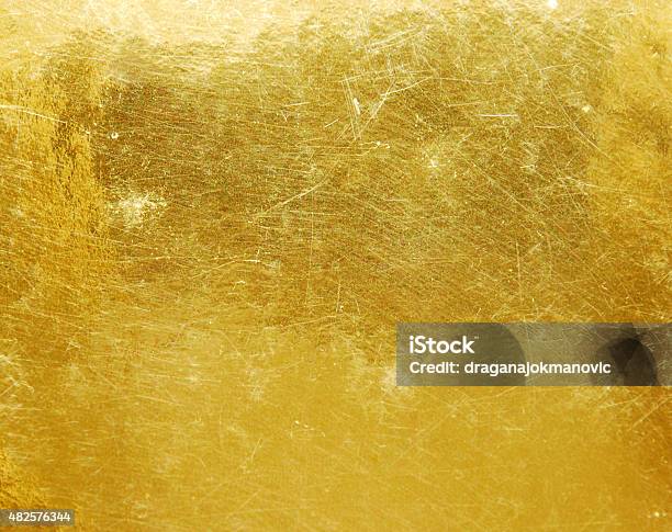 Gold Background Stock Photo - Download Image Now - Gold Leaf - Metal, Textured, Textured Effect