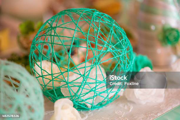 Wedding Decor And Flowers Stock Photo - Download Image Now - 2015, Arranging, Banquet