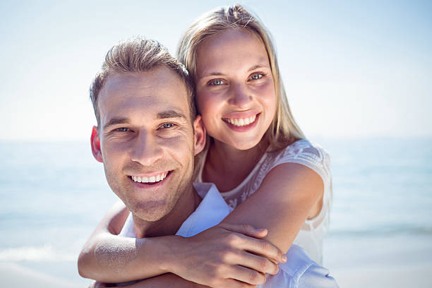 istock Happy couple on the beach 482581940