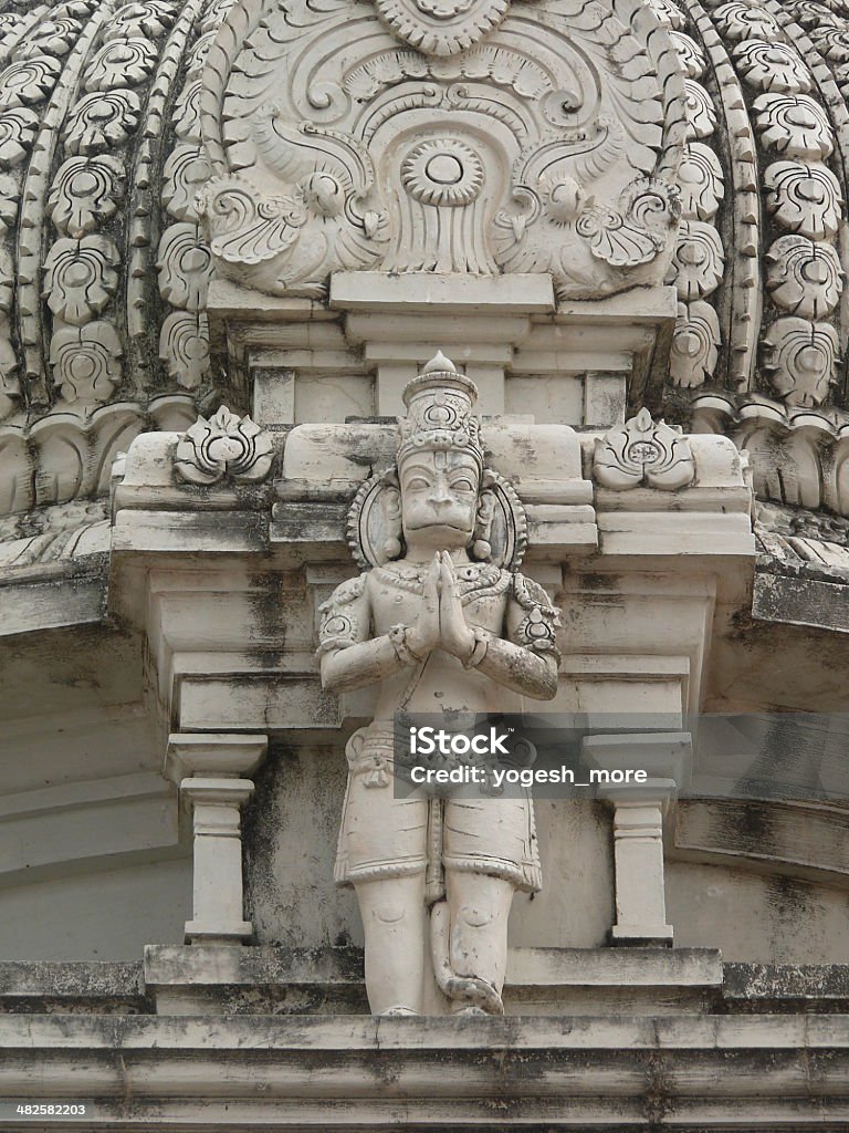 Statue Of Lord Hanuman At Lord Balaji Temple Stock Photo ...