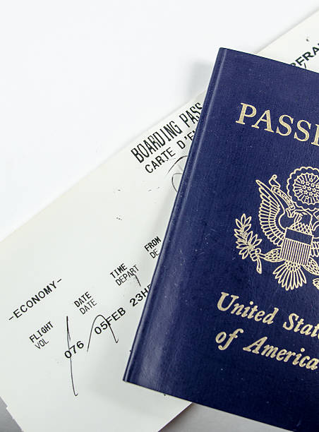 istock Boarding Pass and USA Passport 482583997