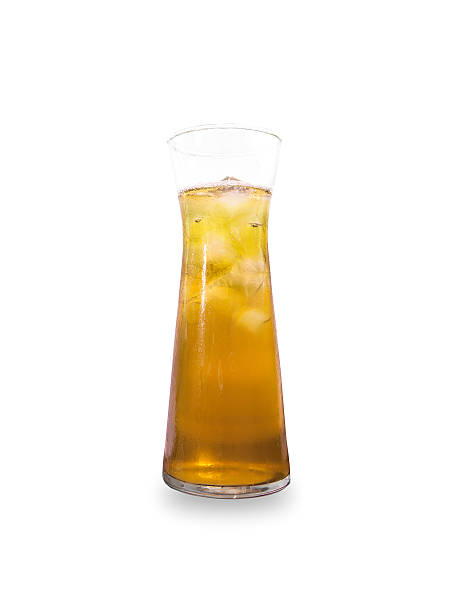 istock Glass of Apple Juice isolated on white background 482584379