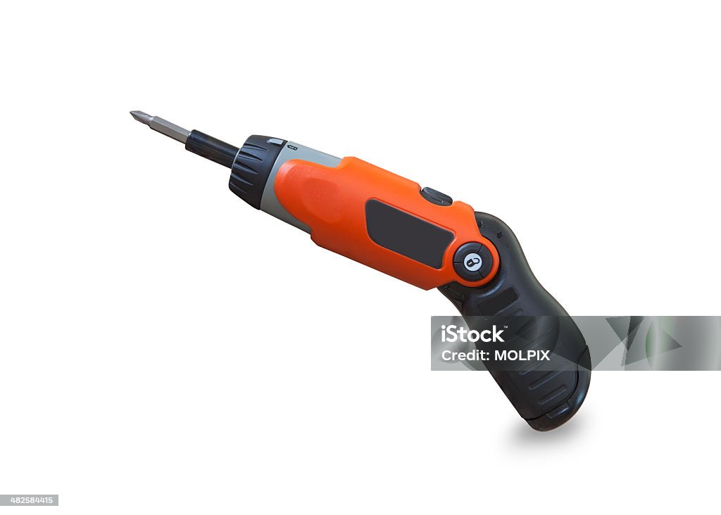 Coreless Screwdriver isolated on white background Screwdriver Stock Photo