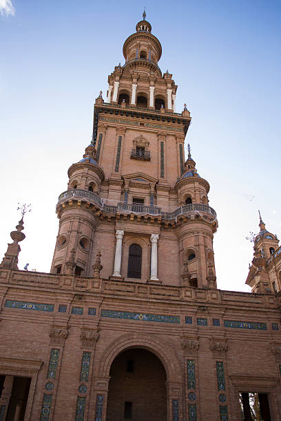 istock Low shot of Spain´s Square tower 482585795