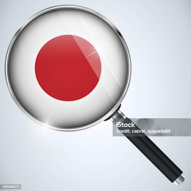 Nsa Сша Правительство Шпион Программа Страна Япония — стоковая векторная графика и другие изображения на тему Central Intelligence Agency