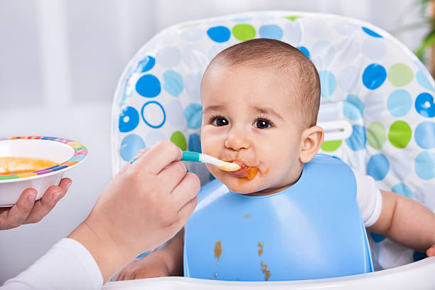 istock Beautiful messy baby child 482587202