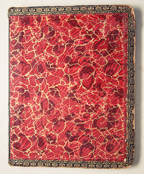 istock Vintage Grunge Texture Red & Gold Blank Book Cover 482587373