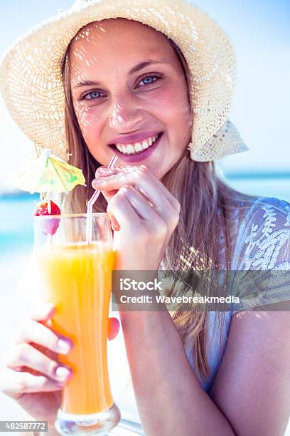 Beautiful Blonde Woman On A Sunny Day Stock Photo - Download Image Now - 20-24 Years, 20-29 Years, 2015