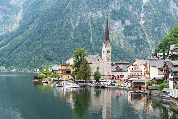 istock Evening ambience during summer in Hallstatt, Austria 482588384