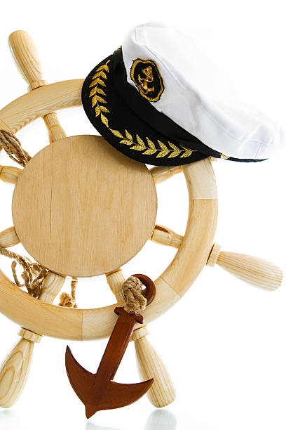 istock Decorative wooden steering wheel 482588854