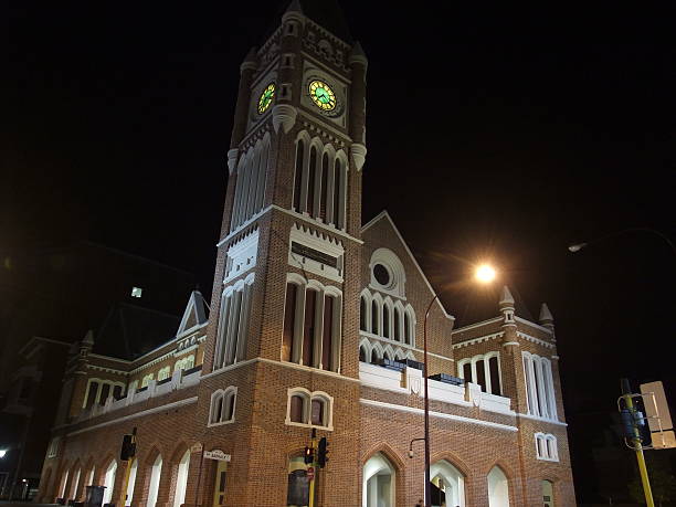 istock Church at night in Perth of Western Australia 482589714