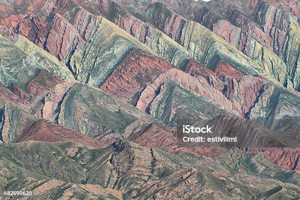 Multicolored Mountain Known As Serrania Del Hornoca Stock Photo - Download Image Now