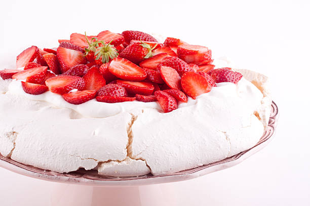 istock pavlova cake with strawberry 482596907
