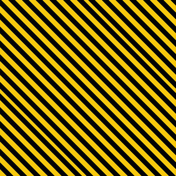 Grunge background with yellow and black lines
