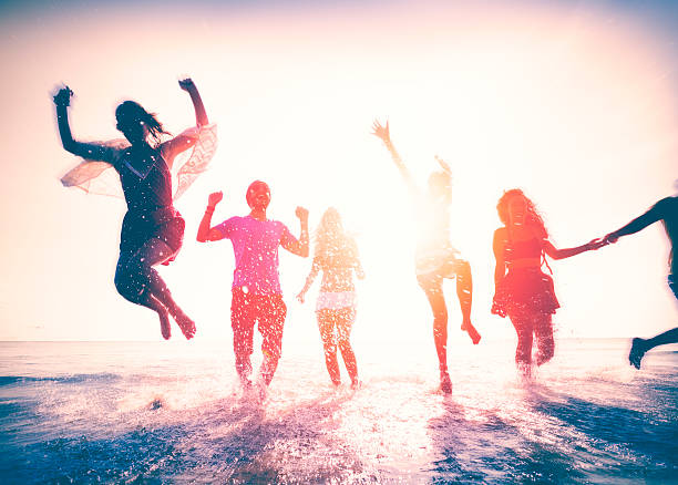 istock Friendship Freedom Beach Summer Holiday Concept 482598734