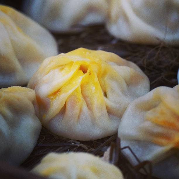 Traditional Chinese Dumpling with pork and crab