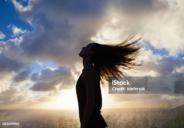 Freiheit Stockfoto und mehr Bilder von Blick nach oben - Blick nach oben, Bunt - Farbton, Eine Frau allein