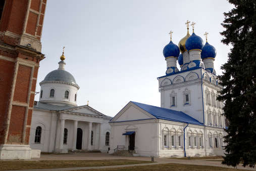 Cathedral complex of the town of Bronnitsy, Russia.