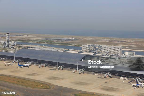 Kansai International Airport In Japan Stock Photo - Download Image Now - Airport, Kansai International Airport, 2015