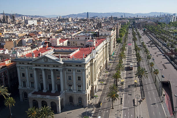 istock Boulevard of Barceloneta, Spain 482604290