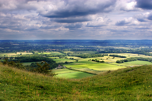 View from the summit of Dunkery Hill in Somerset