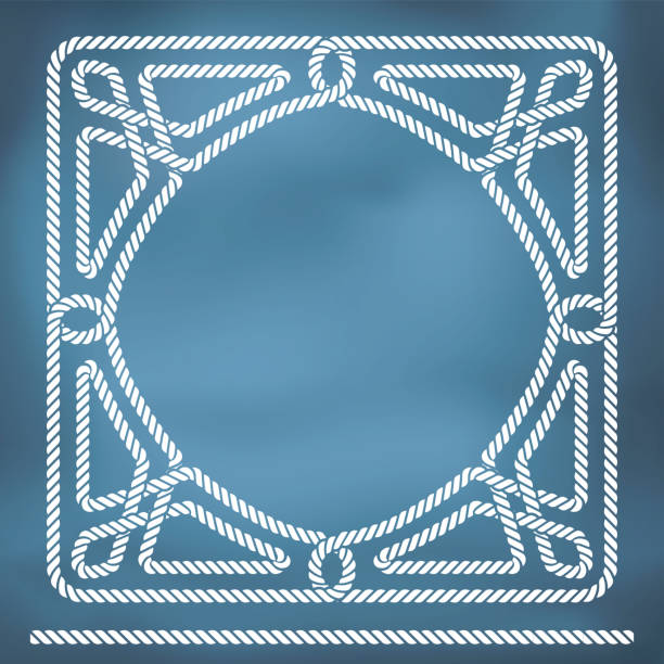 Knote Frame Blue 10+ Knote Stock Photos, Pictures & Royalty-Free Images - iStock