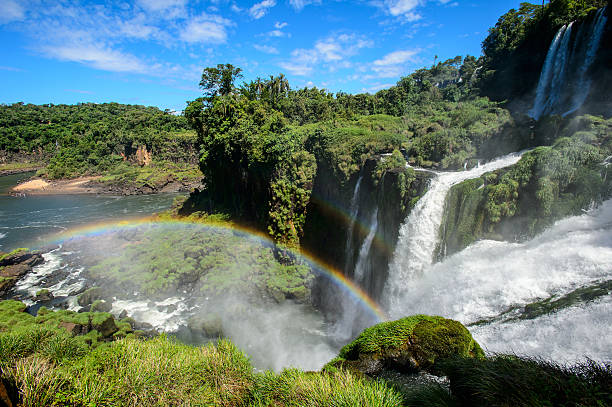 istock Iguazu falls view from Argentina 482618297