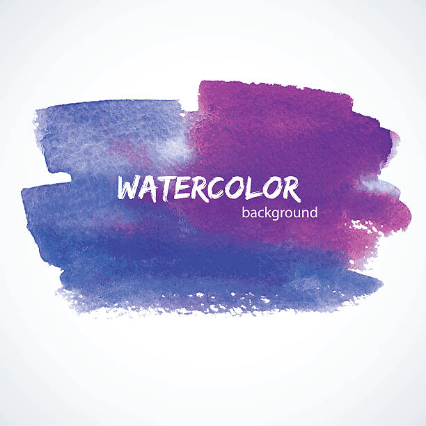 watercolor design - paintbrush wallpaper brush paper creativity stock illustrations