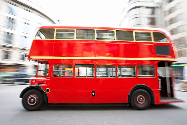 istock Classic Red Double Decker Bus,  London, England 482618527