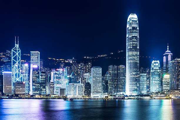 istock Hong Kong landmark at night 482618617