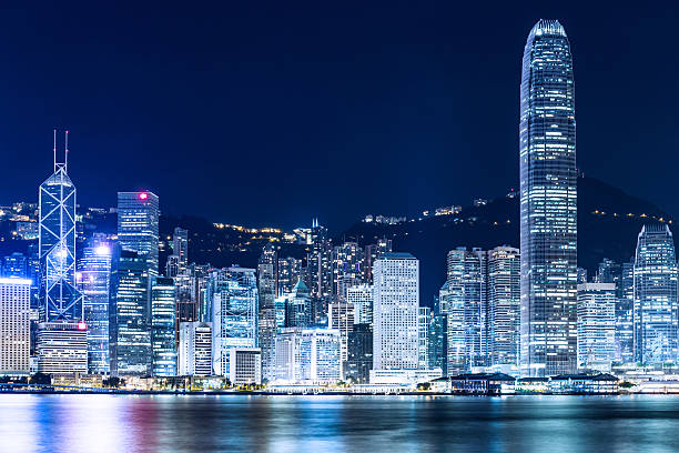 istock Hong Kong skyline at night 482618693