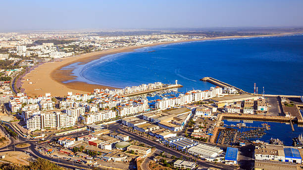 Panorama di Agadir, Marocco - foto stock