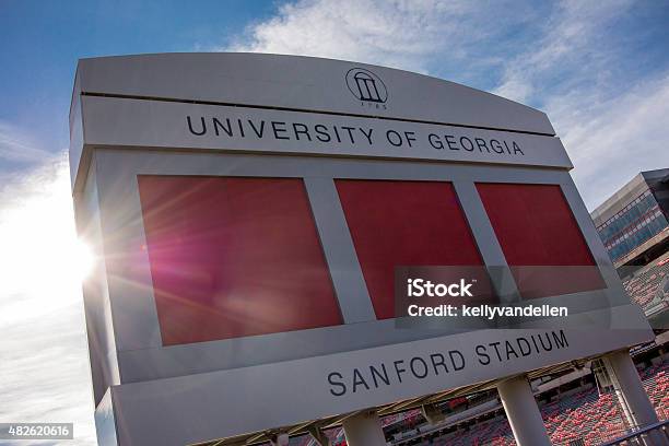 Sanford Stadium Sign Stock Photo - Download Image Now - Athens - Georgia, Georgia - US State, 2015