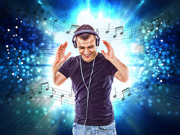 istock man with headphones and notes all around him 482620713