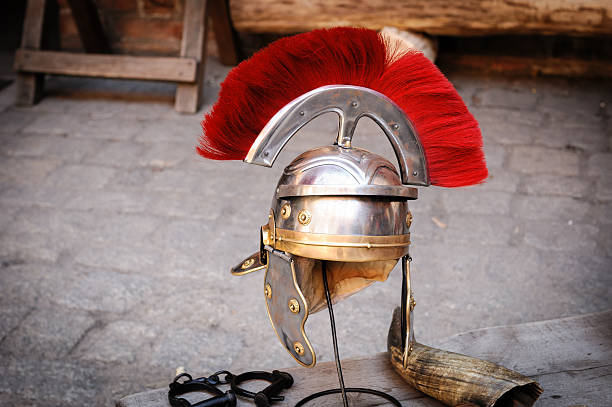 istock Roman legionary helmet 482620993