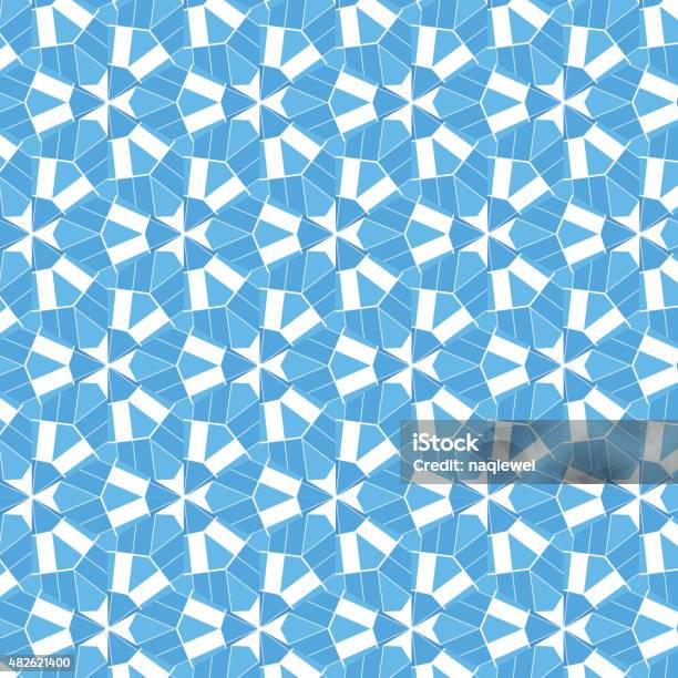 Abstract Blue And White Texture Pattern Background Stock Illustration - Download Image Now - 2015, Abstract, Abstract Backgrounds