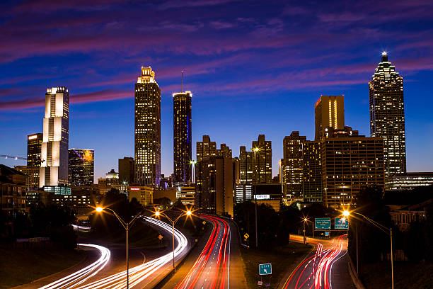 istock Atlanta Downtown Sunset Skyline 482624906