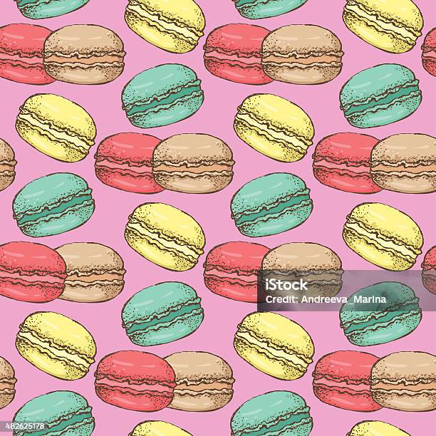 Macaroon Pattern Background Macaroon Pattern 23 Stock Illustration - Download Image Now - 2015 ...