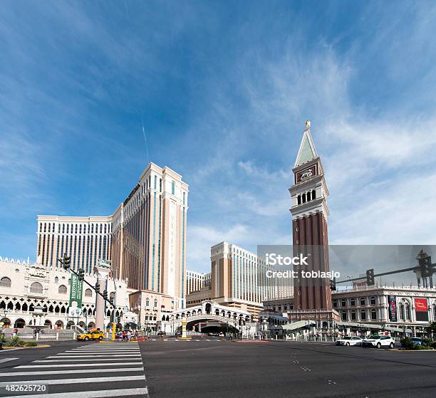 Venetian At Las Vegas Strip Stock Photo - Download Image Now - 2015, Architecture, Arts Culture and Entertainment