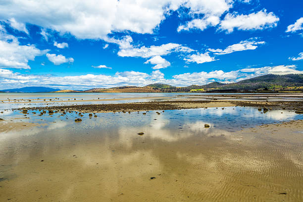 istock Low tide at Dunalley Tasmania 482630122