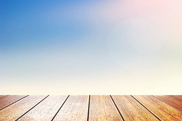 istock Sunset background out of focus, wood textured 482630536