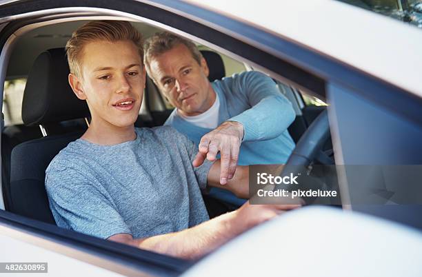 Always Remember To Check Your Side Mirrors Stock Photo - Download Image Now - Driving, Teaching, Teenager